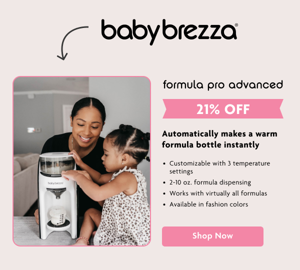 Baby brezza formula pro advanced. Automatically makes a warm formula bottle instantly.