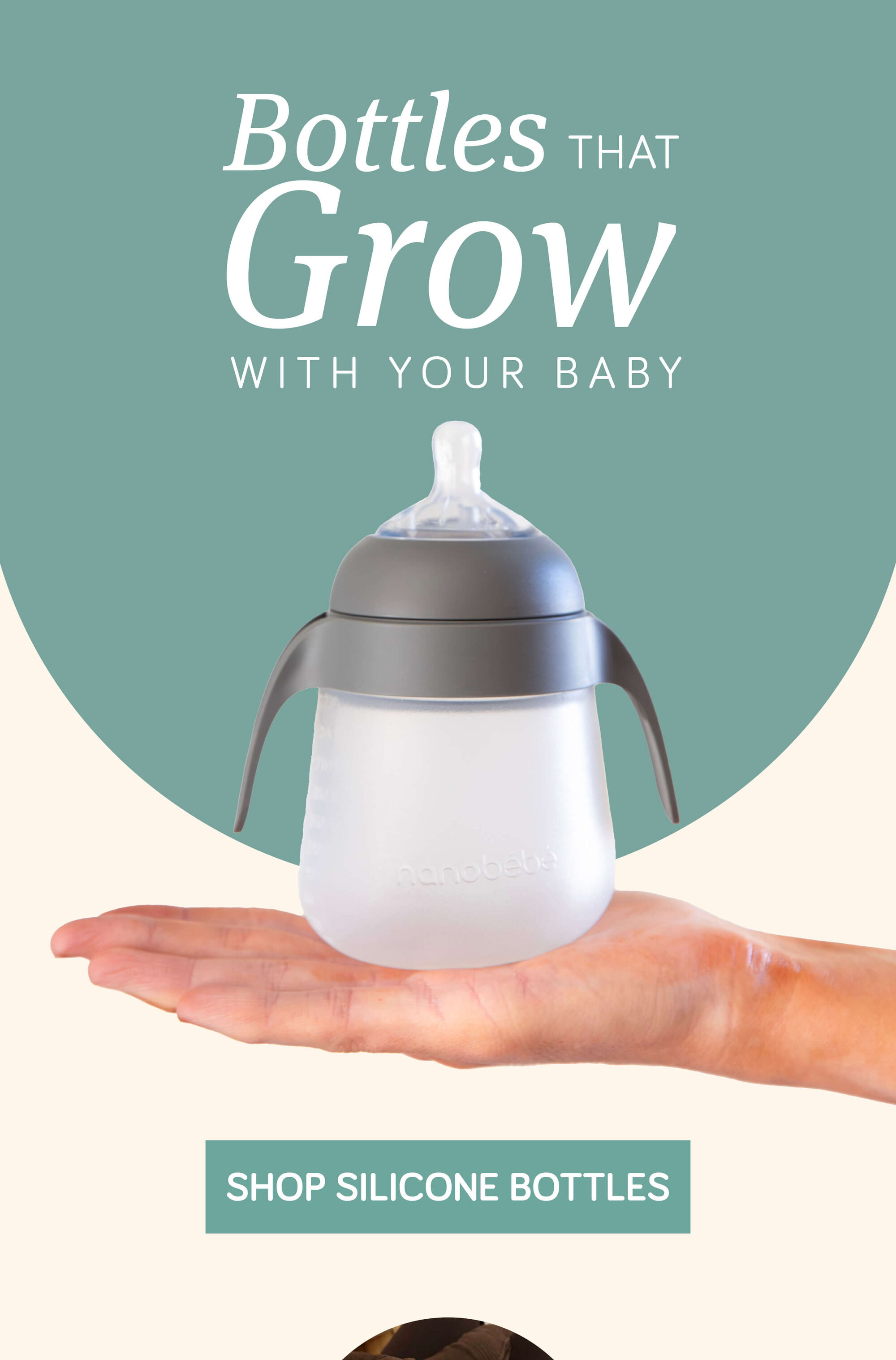 Bottle that grows with your baby 