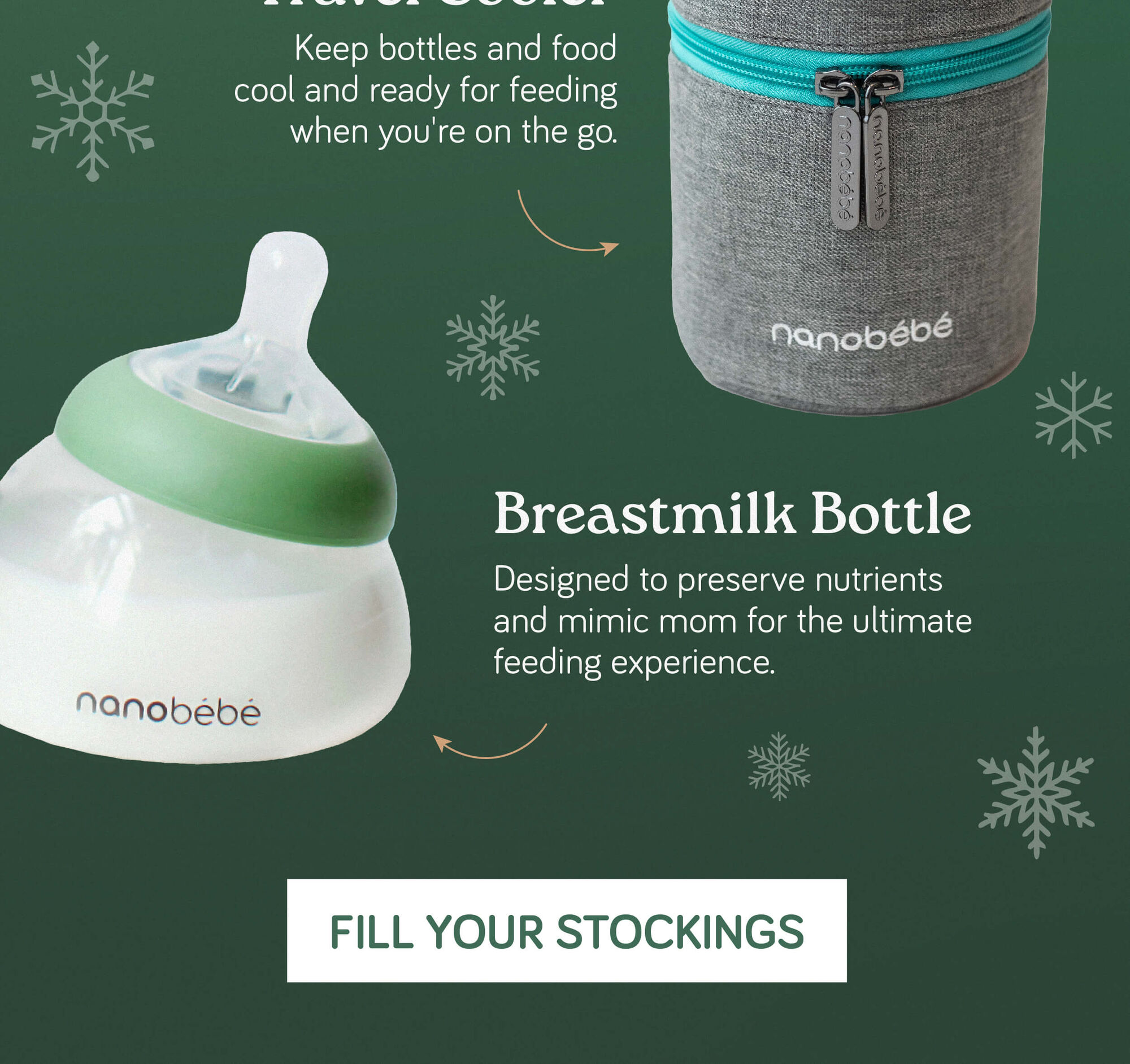 Shop the travel cooler that keeps bottles and food cool and ready for feedings when you're on the go! Or the breastmilk bottle designed to preserve nutrients.